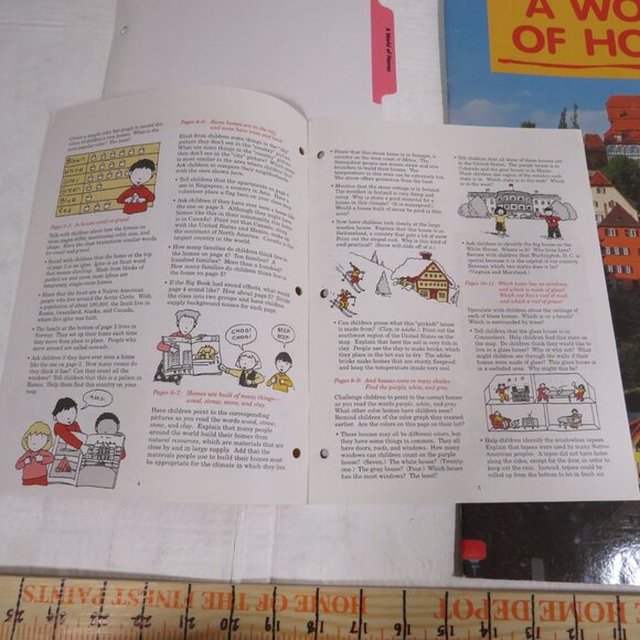 A world of Homes BIG BOOK (almost 2 feet tall) with teacher pages  Classroom - Picture 8 of 14
